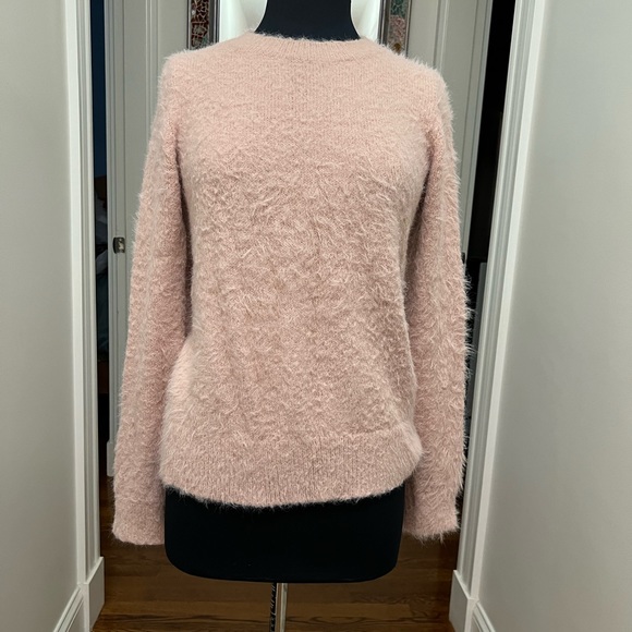 A New Day Fuzzy Light Pink Sweater - Picture 2 of 11